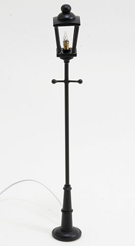Coach Light Yard Lamp, Black, 6 Inches, 12 Volt
